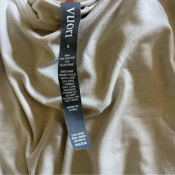 Vuori Lux Performance Tank Dress Sz S Tan/Beige Built in bra - Picture 4 of 4